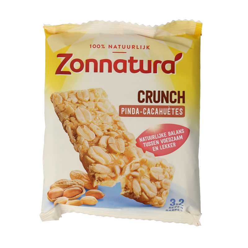 Zonnatura Pinda crunch 45 gram 3 Stuks