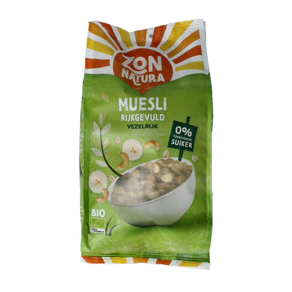 Zonnatura Muesli rijk gevuld bio 475.00 Gram