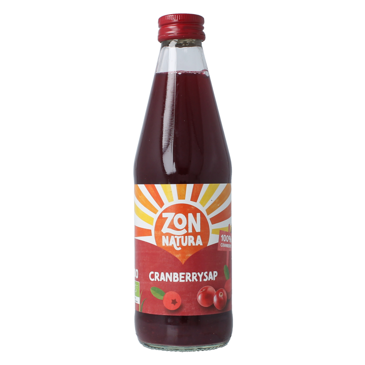 Zonnatura Cranberrysap puur bio 330.00 Milliliter