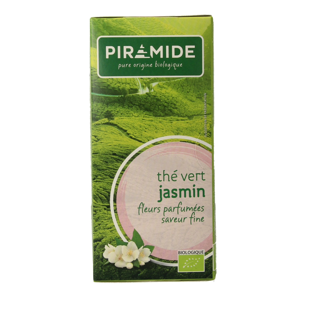Piramide Groene thee & jasmijn eko bio 20.00 Zakjes