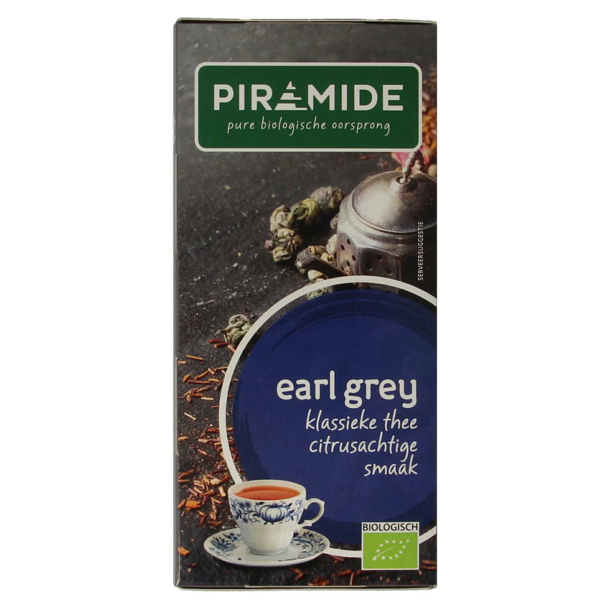 Piramide Earl grey thee eko bio 20.00 Zakjes