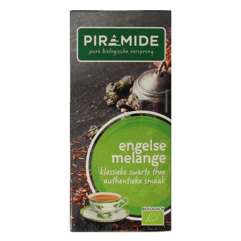 Piramide Engelse melange thee eko bio 20 Zakjes