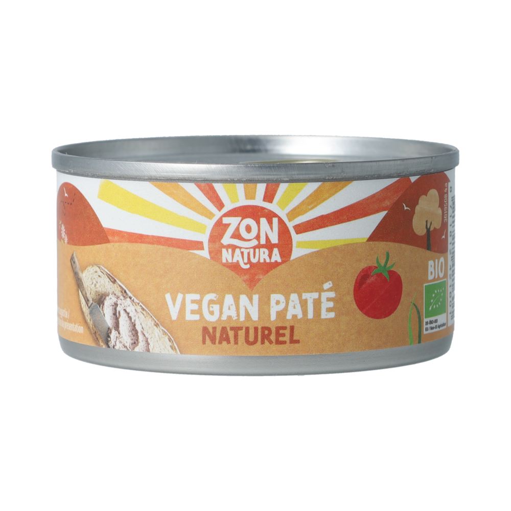 Zonnatura Vegetarische pate naturel bio 125.00 Gram