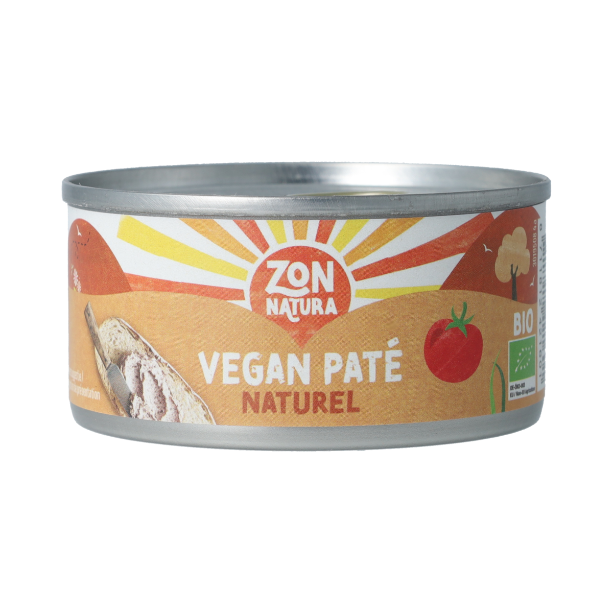 Zonnatura Vegetarische pate naturel bio 125.00 Gram