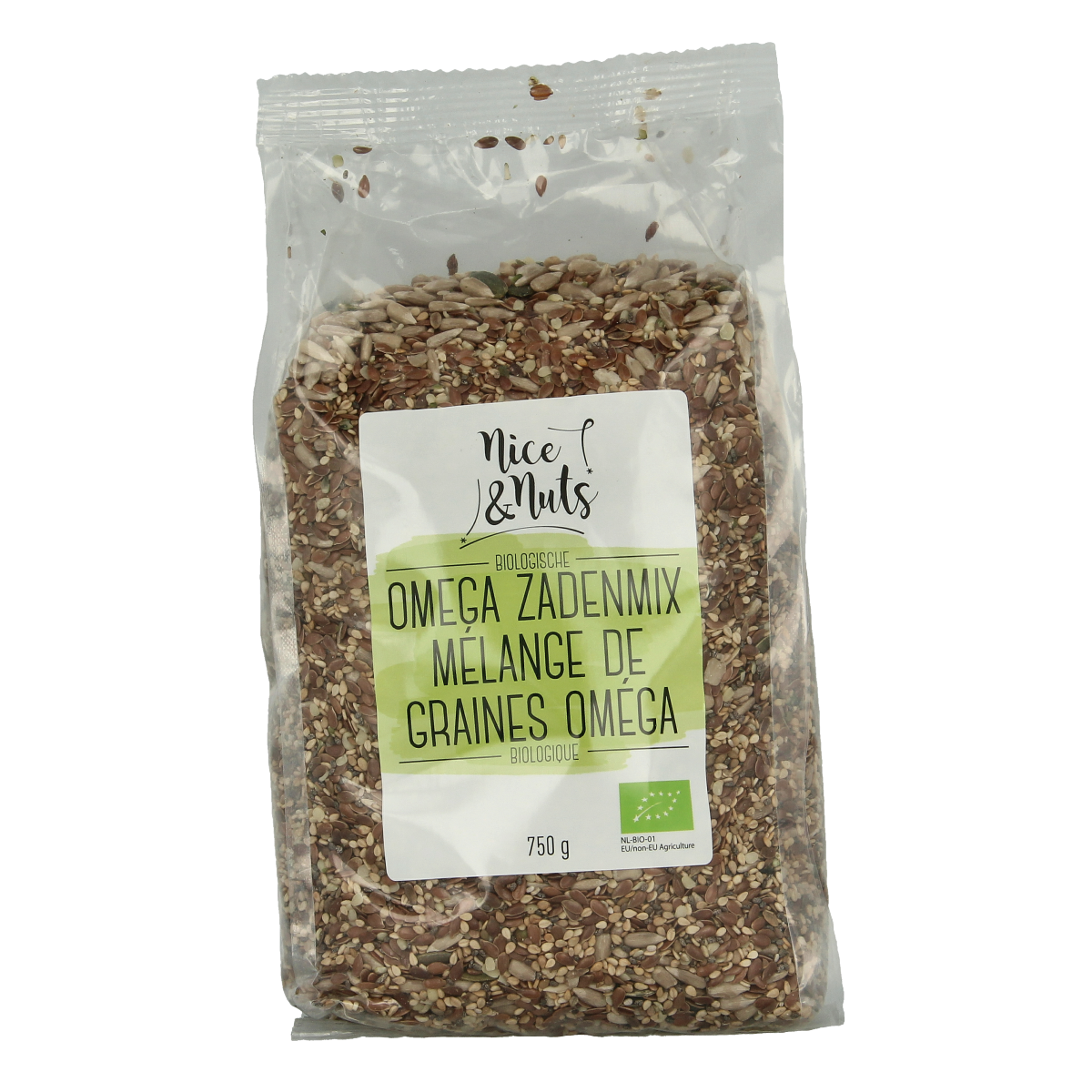 Nice & Nuts Omega zadenmix bio 750.00 Gram