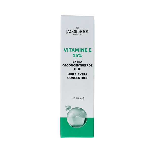 Jacob Hooy Vitamine E olie 15% concentraat 15.00 Milliliter