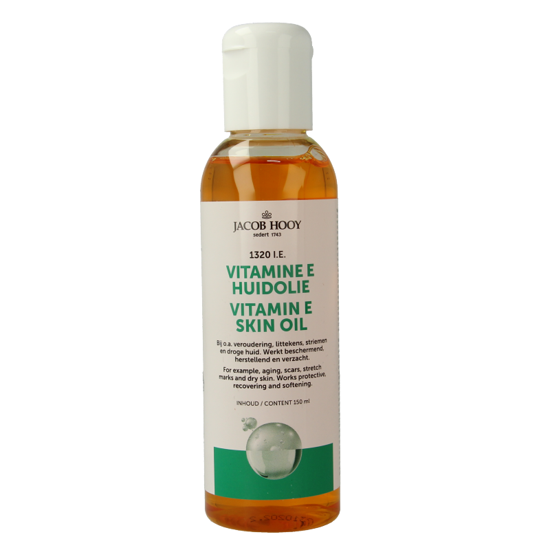 Jacob Hooy Vitamine E huidolie 150 Milliliter