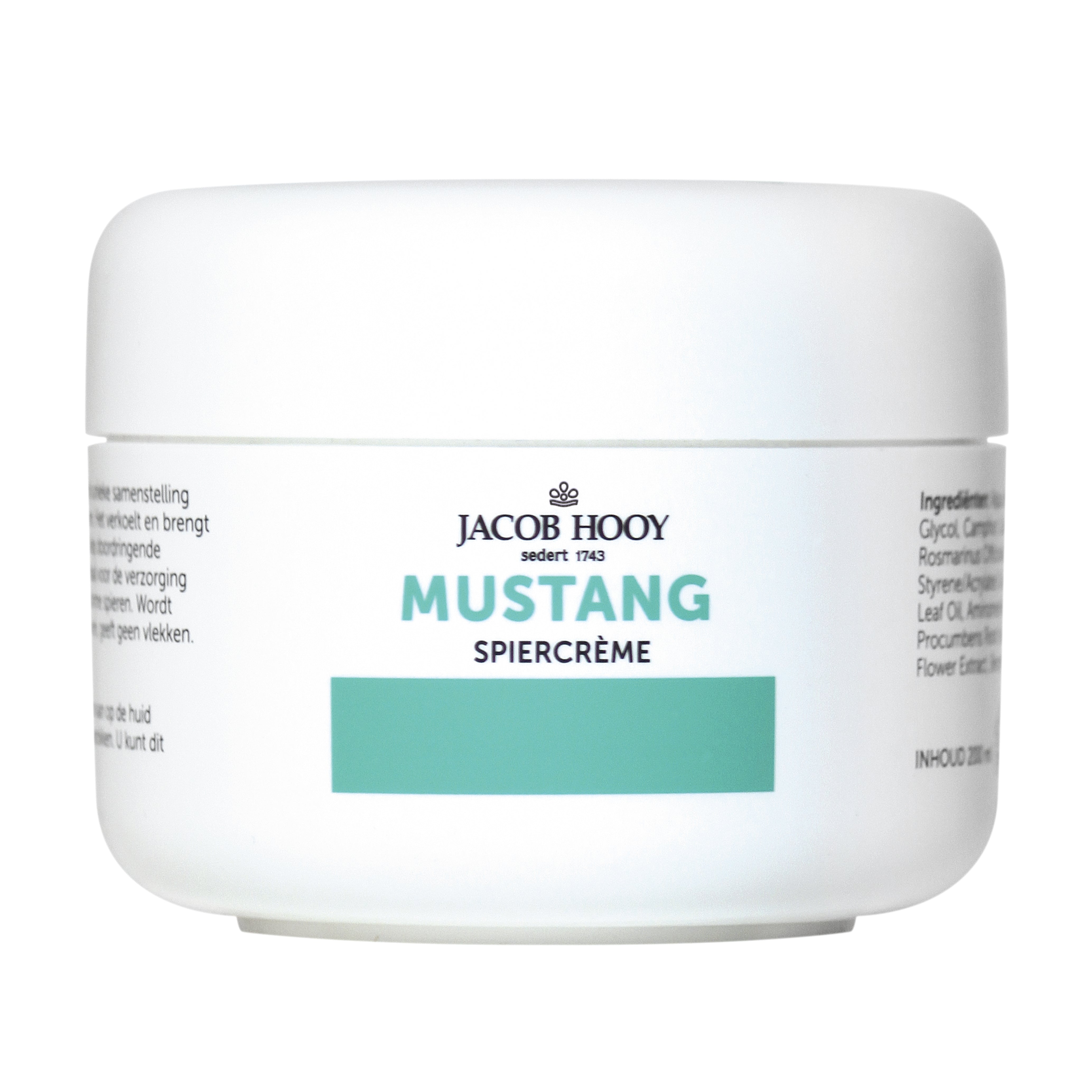 Jacob Hooy Mustang spiercreme 200.00 Milliliter