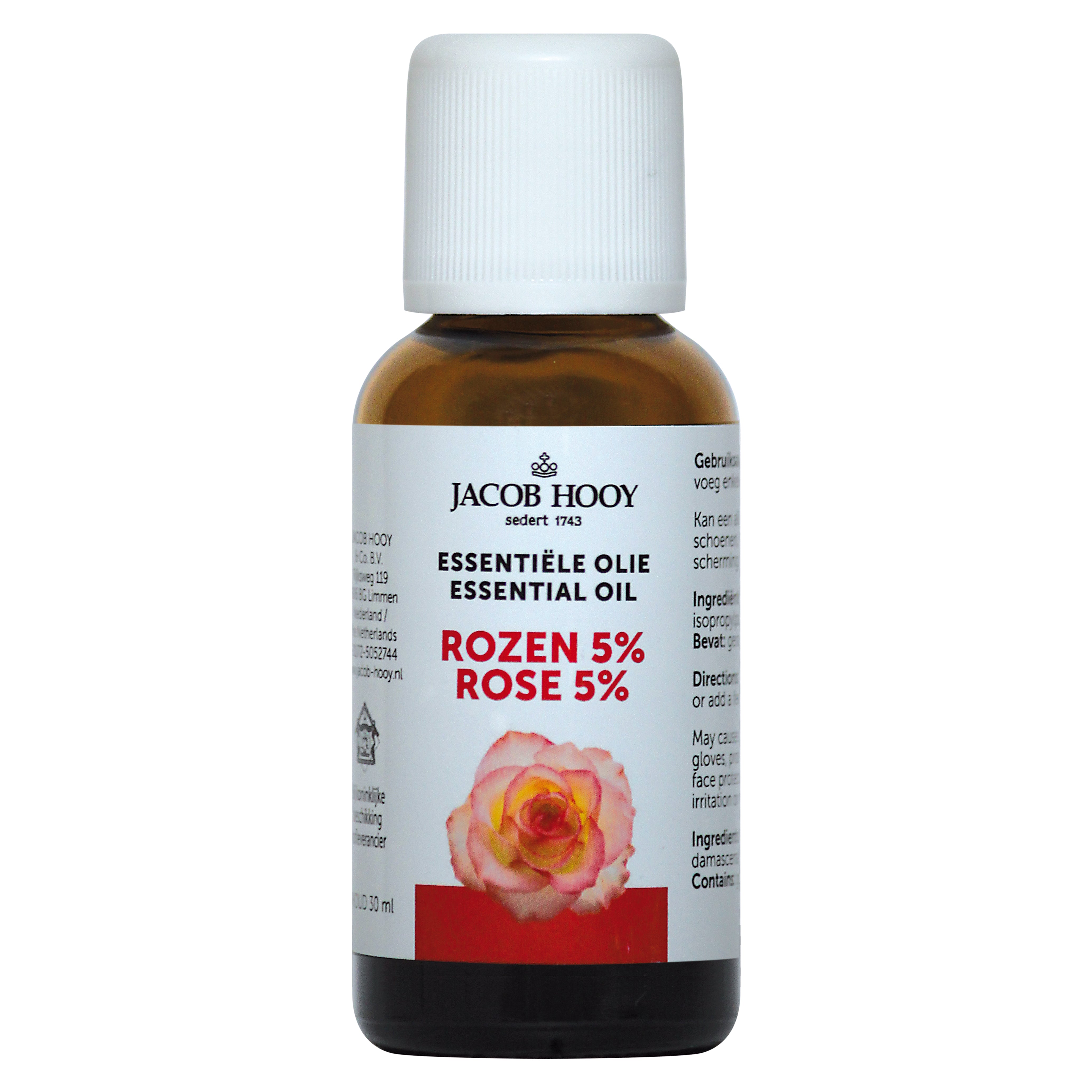 Jacob Hooy Rozenolie 30 Milliliter