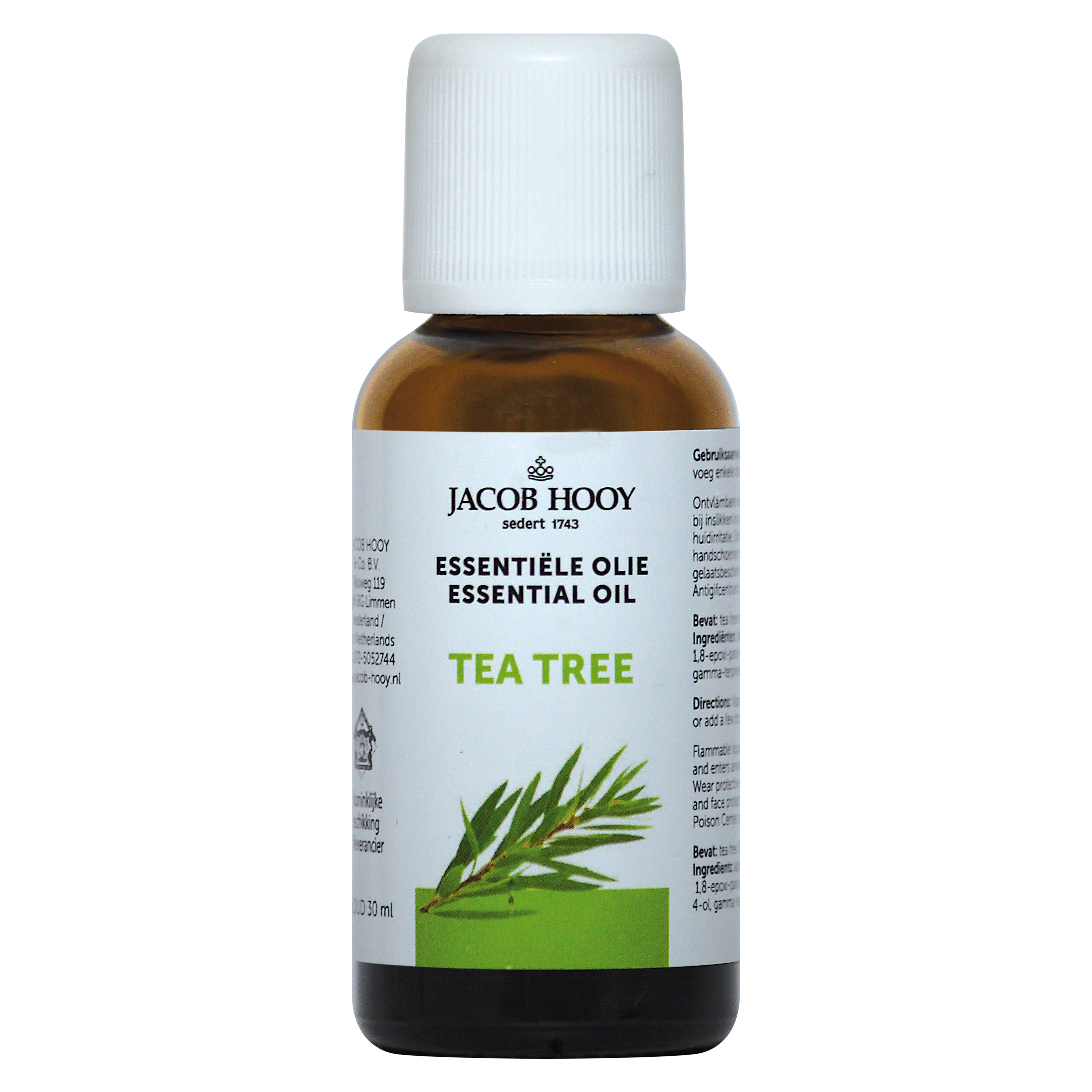 Jacob Hooy Tea tree olie 30 Milliliter