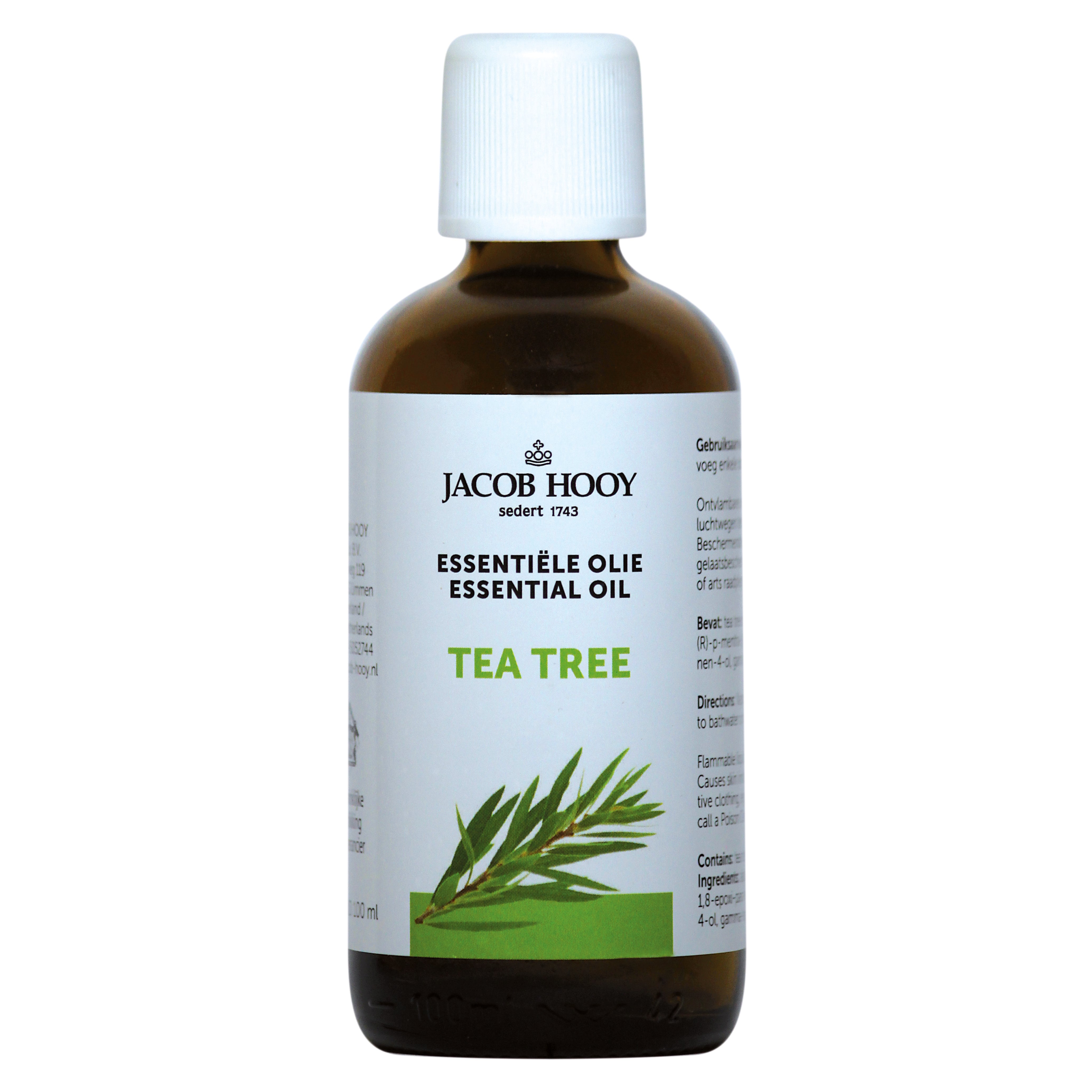 Jacob Hooy Tea tree olie 100 Milliliter