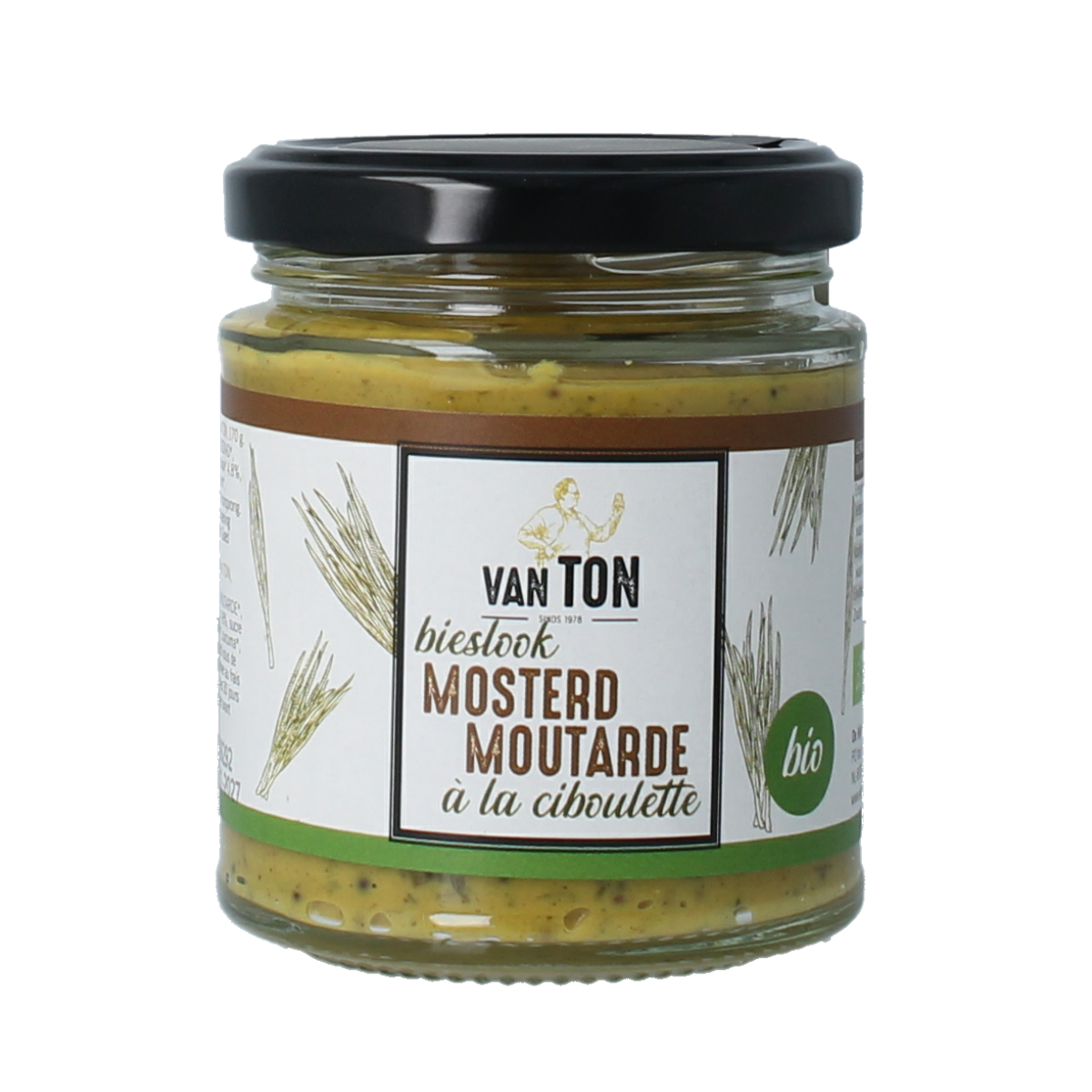 Van Ton Mosterd bieslook bio 170.00 Gram