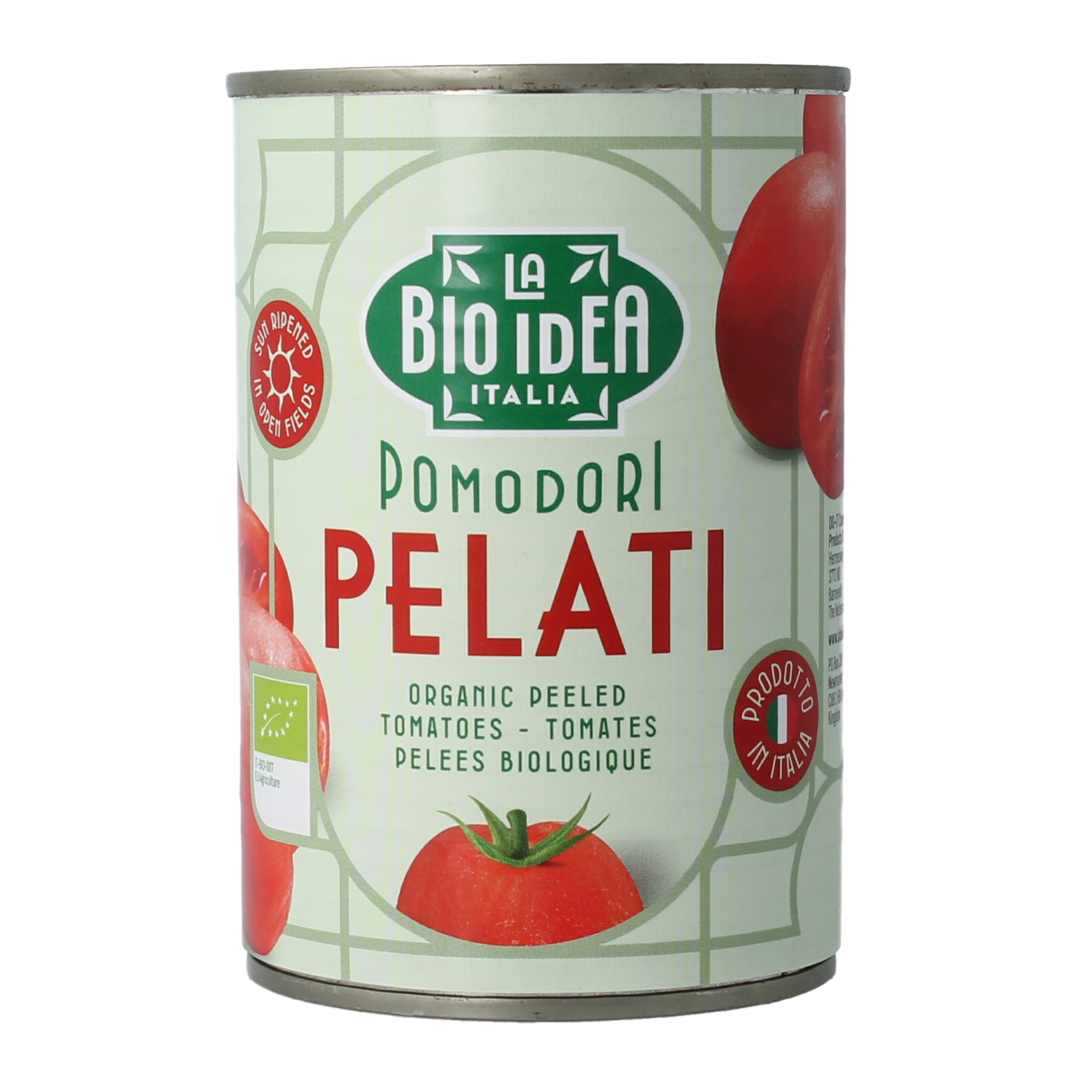 Bioidea Tomaten gepeld bio 400.00 Gram