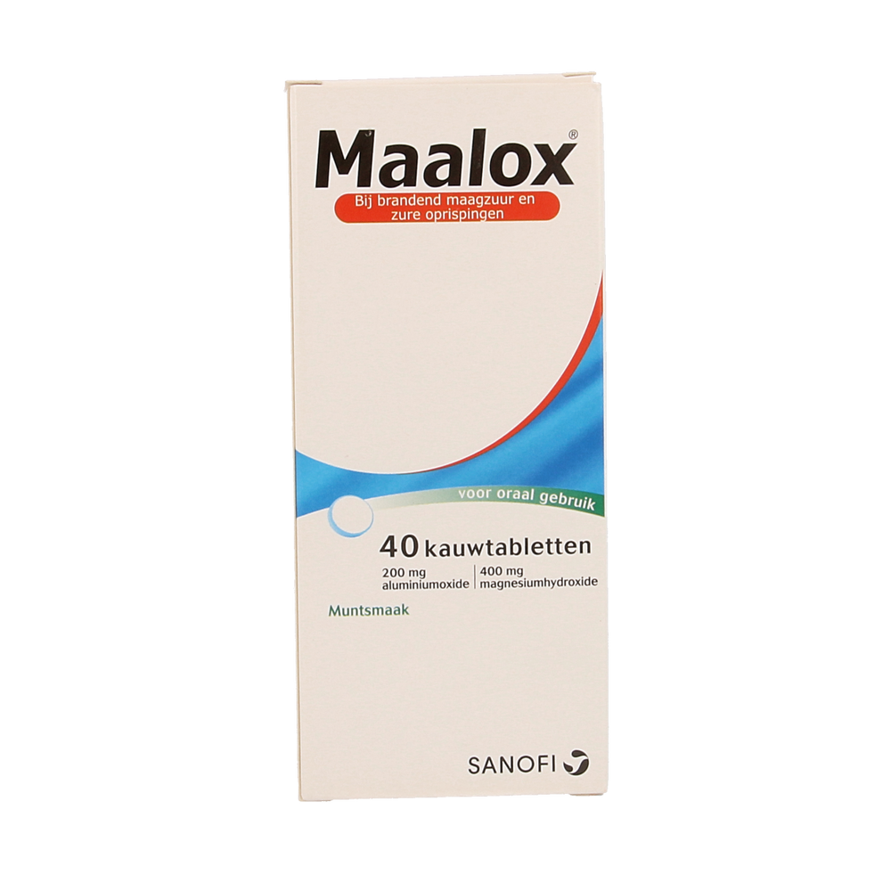 Maalox Kauwtabletten 200/400mg 40.00 Kauwtabletten