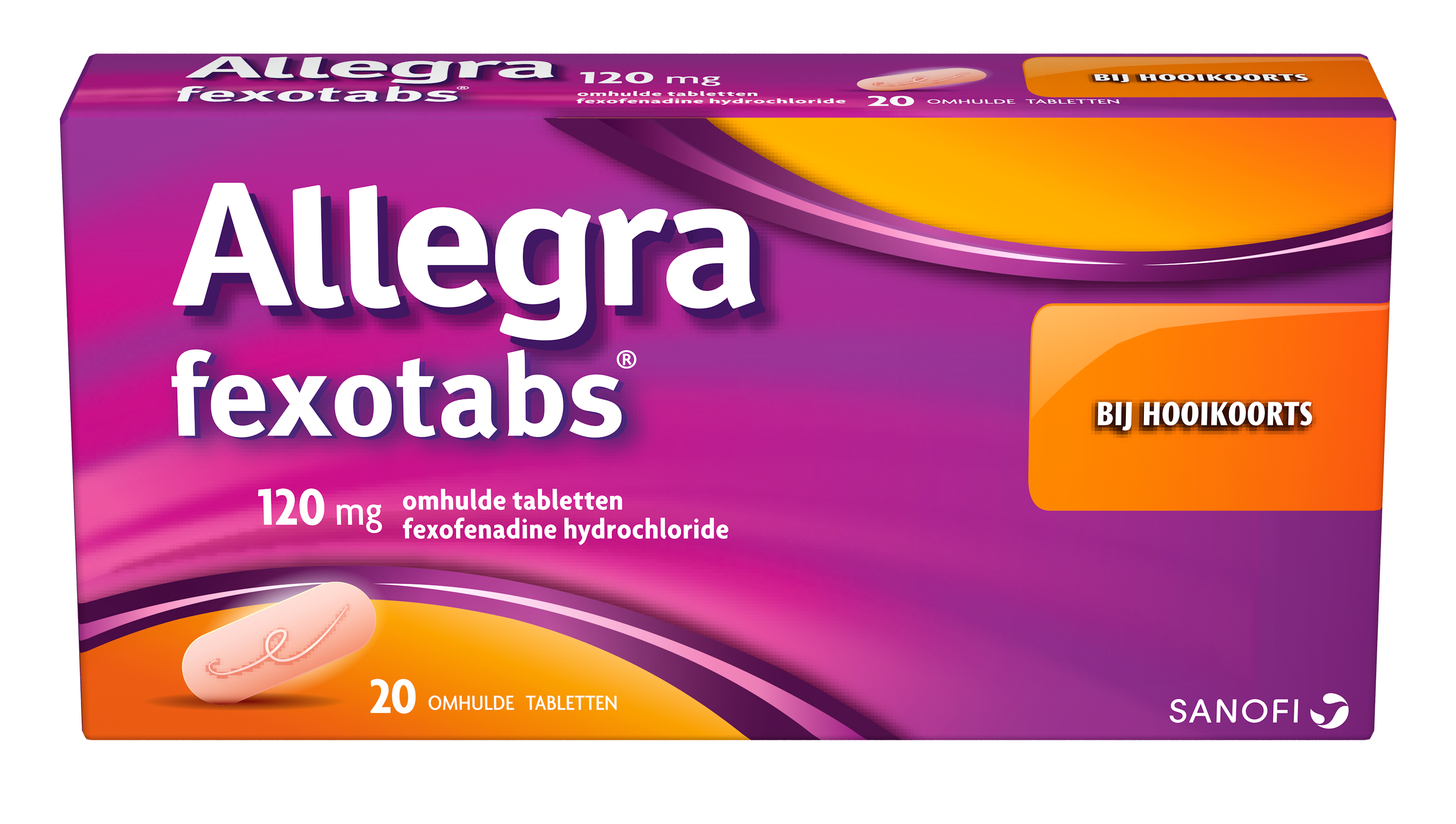 Allegra Fexotabs hooikoortstabletten 10.00 Tabletten