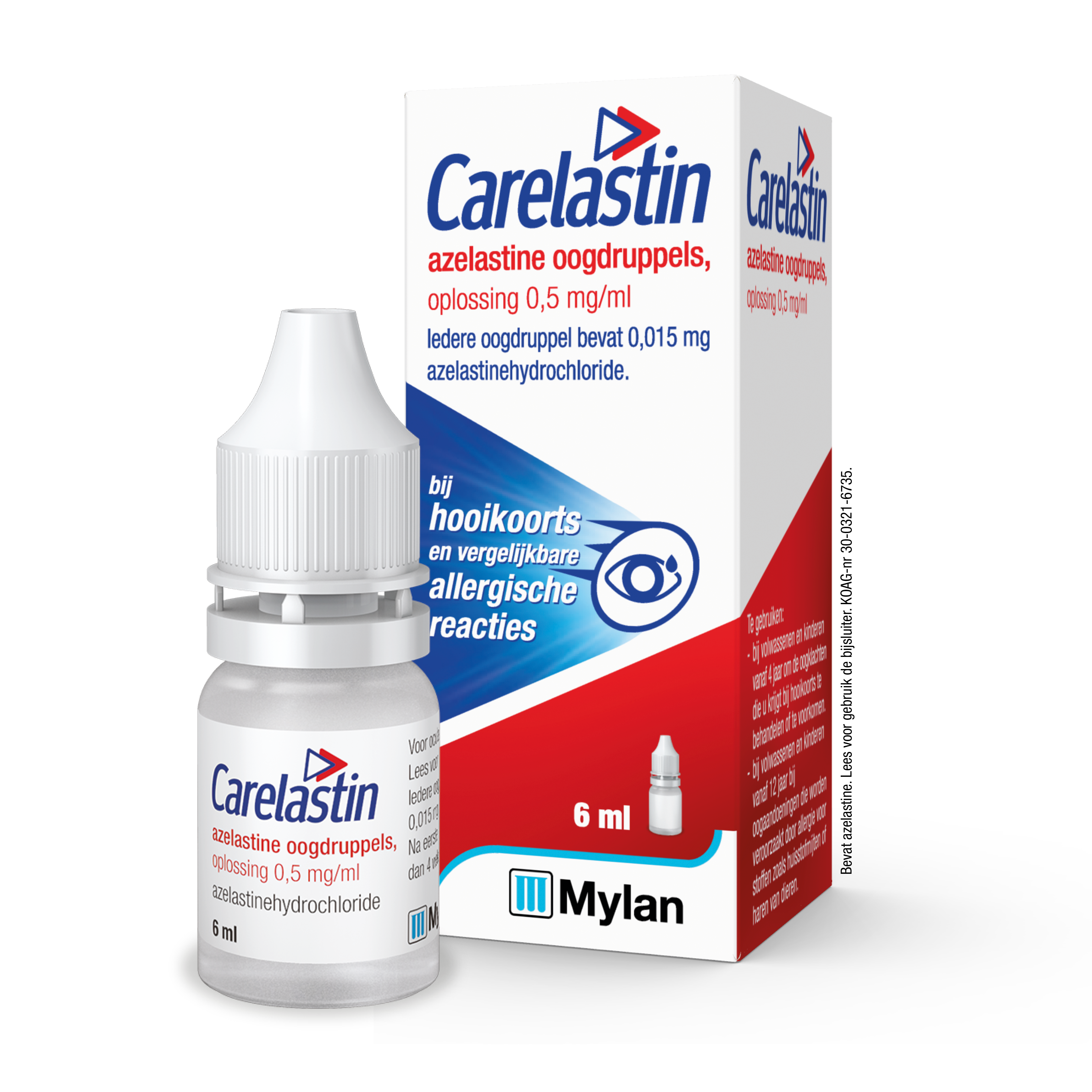 Carelastin Oogdruppels azelastine 6.00 Milliliter
