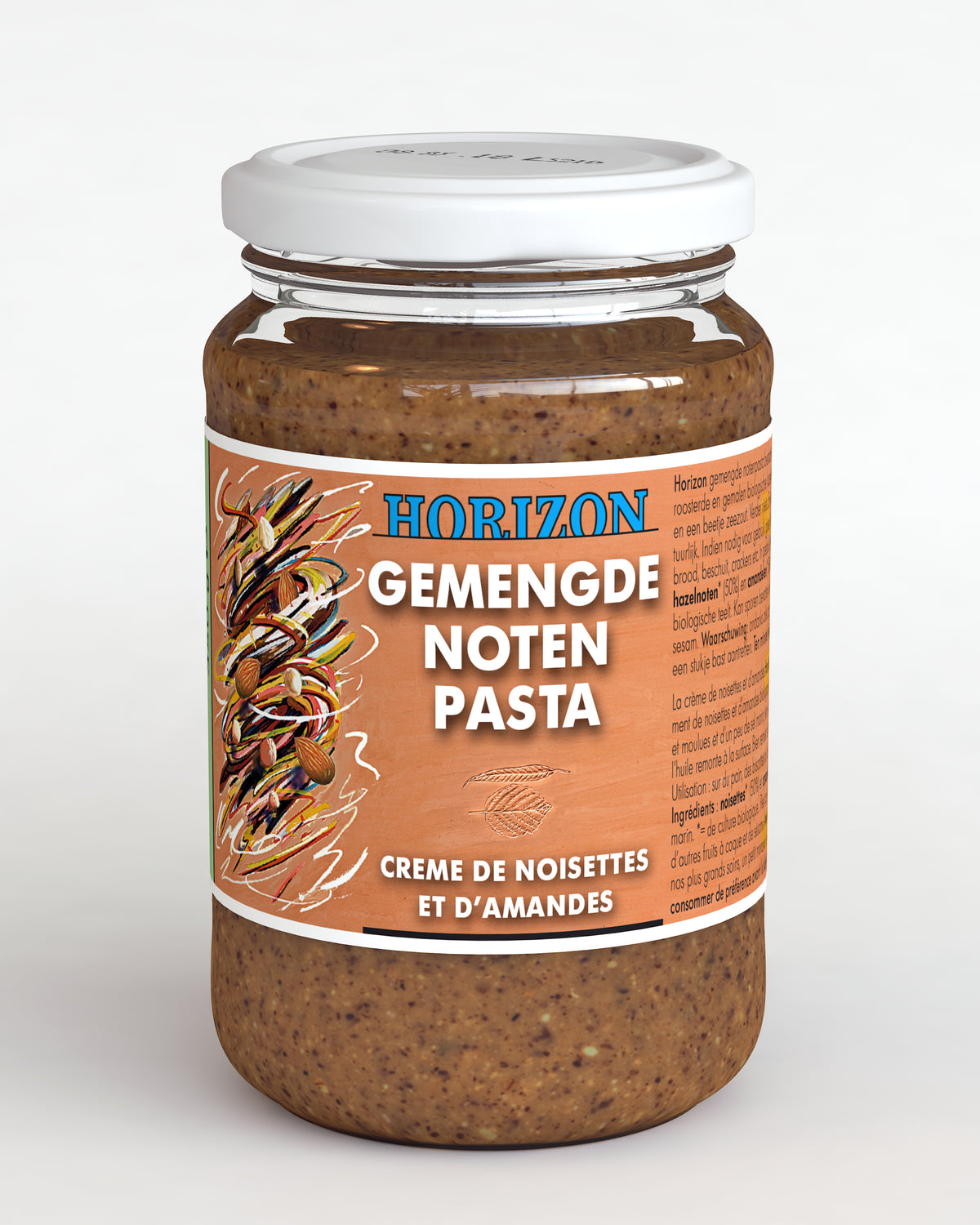 Horizon Gemengde notenpasta met zeezout eko bio 350.00 Gram