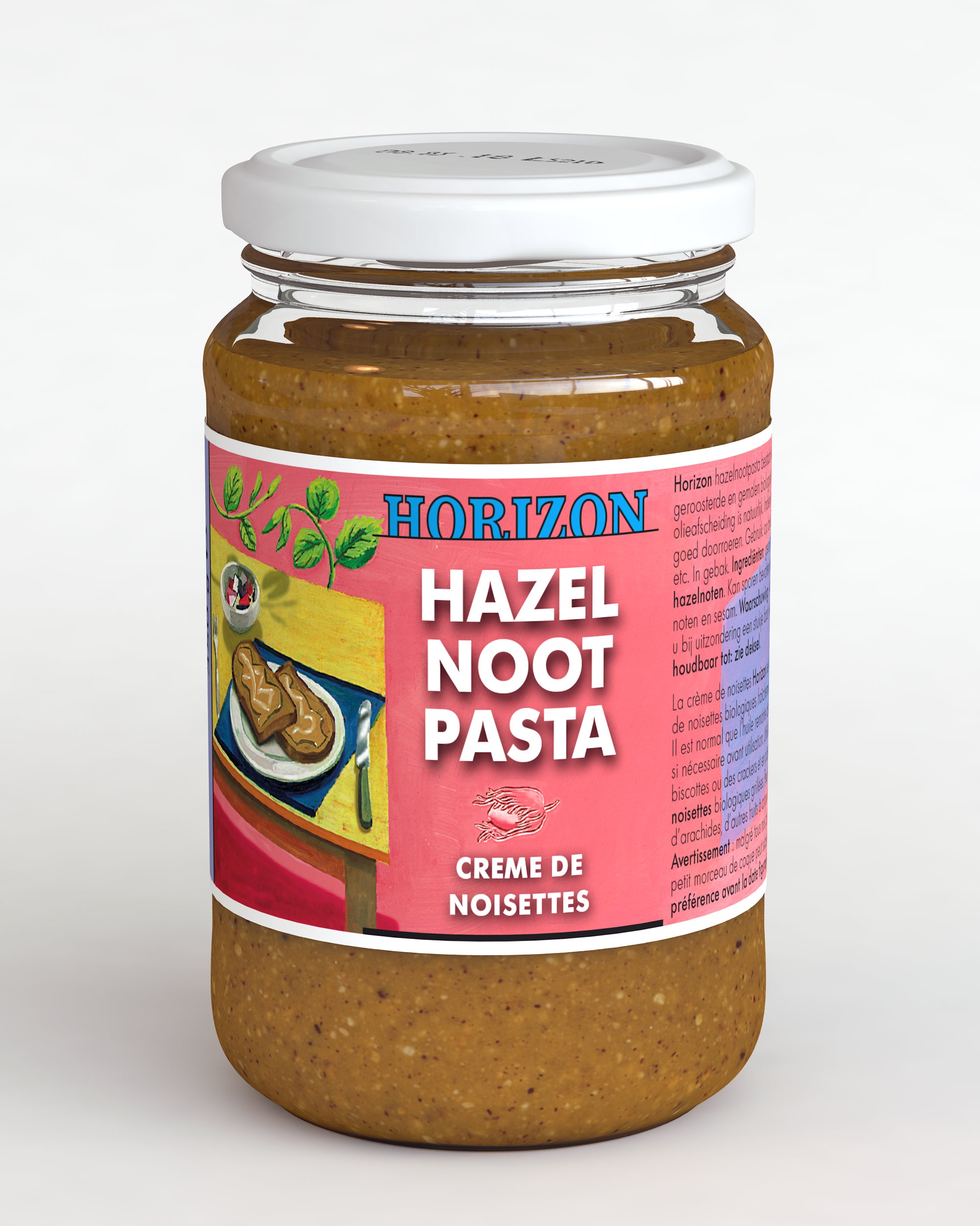 Horizon Hazelnootpasta eko bio 350.00 Gram
