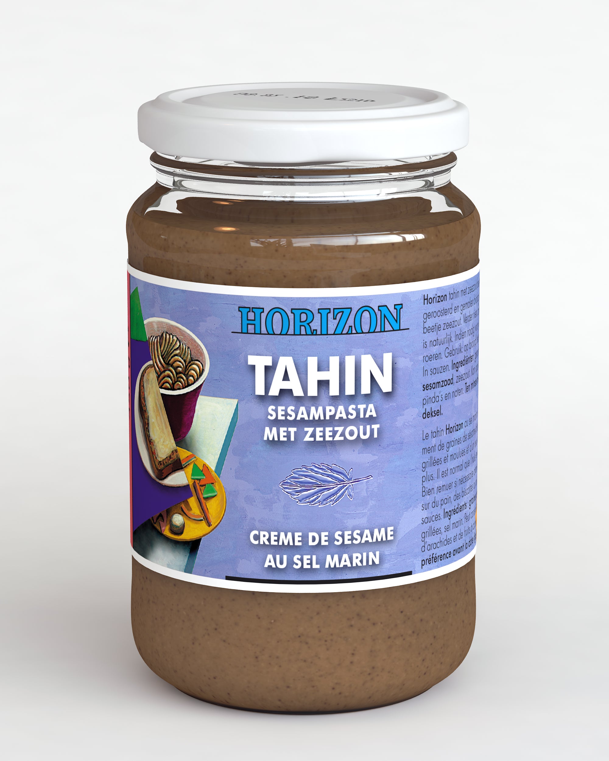 Horizon Tahin met zeezout eko bio 350.00 Gram