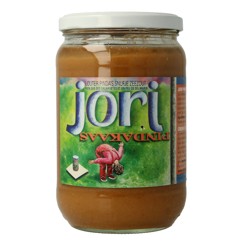 Jori Pindakaas met zout eko bio 650 Gram