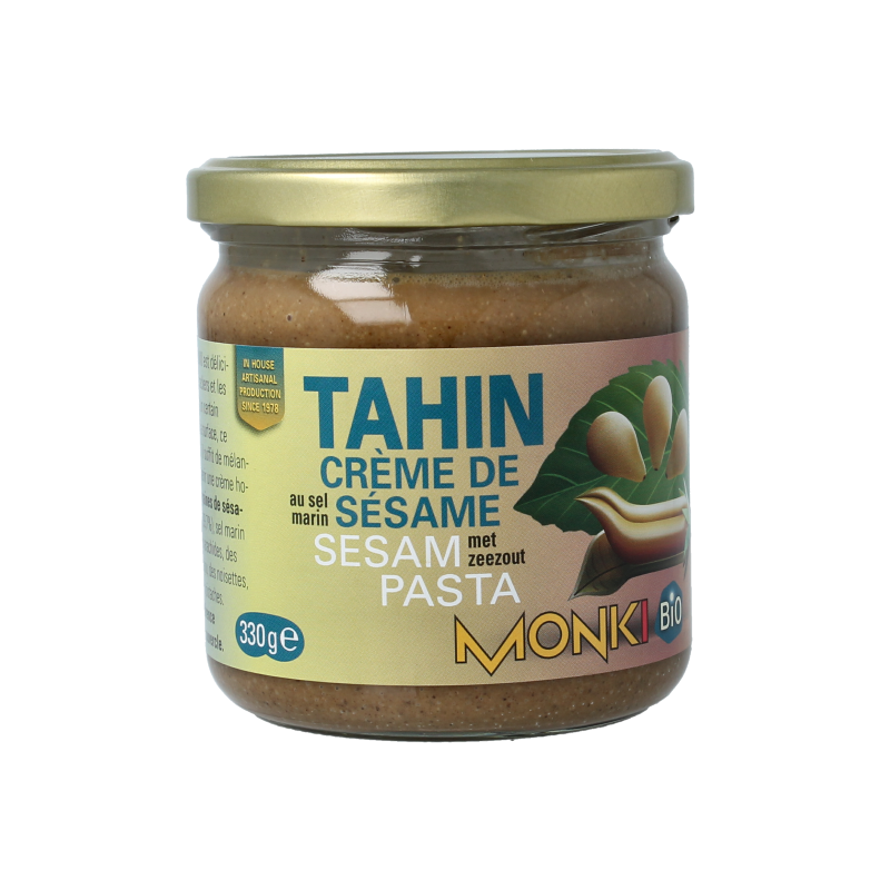 Monki Tahin met zout eko bio 330 Gram