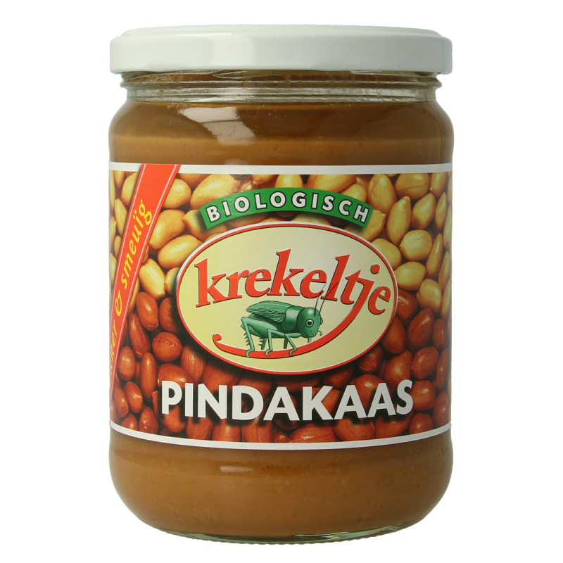 Krekeltje Pindakaas met zout eko bio 500 Gram