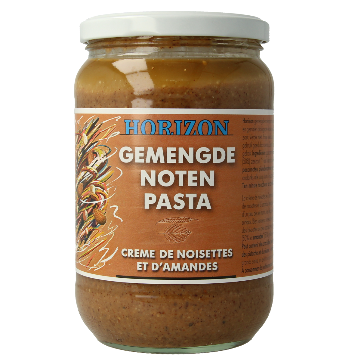 Horizon Gemengde notenpasta met zeezout eko  bio 650.00 Gram