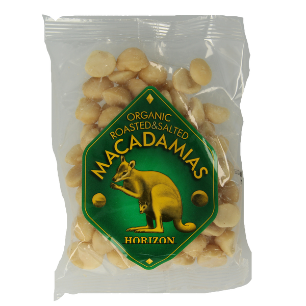 Horizon Macadamianoten gezout bio 100.00 Gram