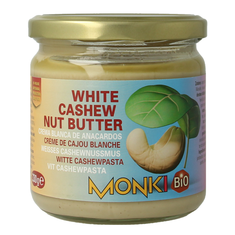 Monki Witte cashewpasta bio 330 Gram