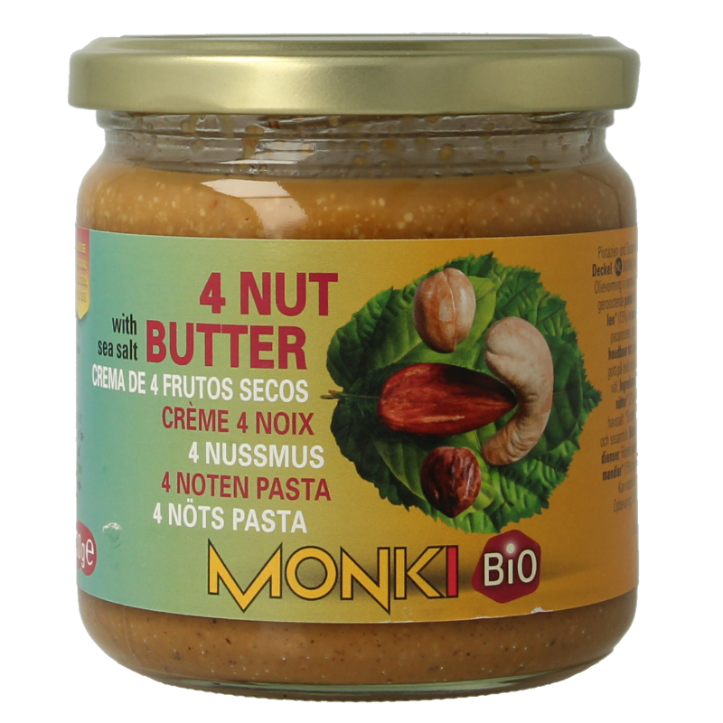 Monki 4 Notenpasta bio 330 Gram
