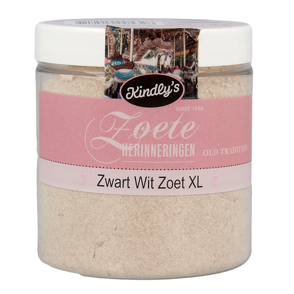 Kindly's Zwart wit zoet XL 150.00 Gram
