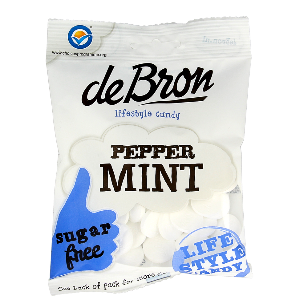 De Bron Pepermunt suikervrij 80.00 Gram