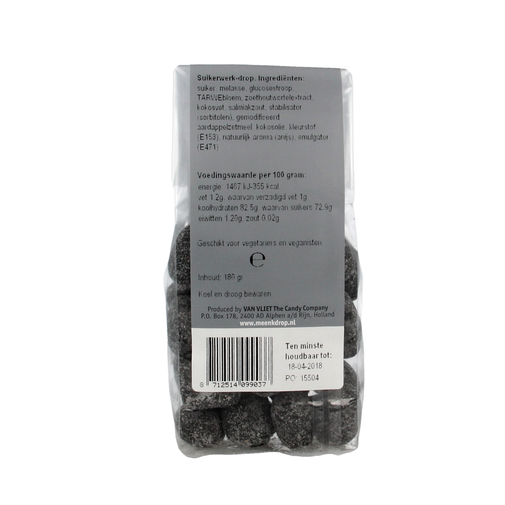 Meenk Salmiak truffels 180.00 Gram