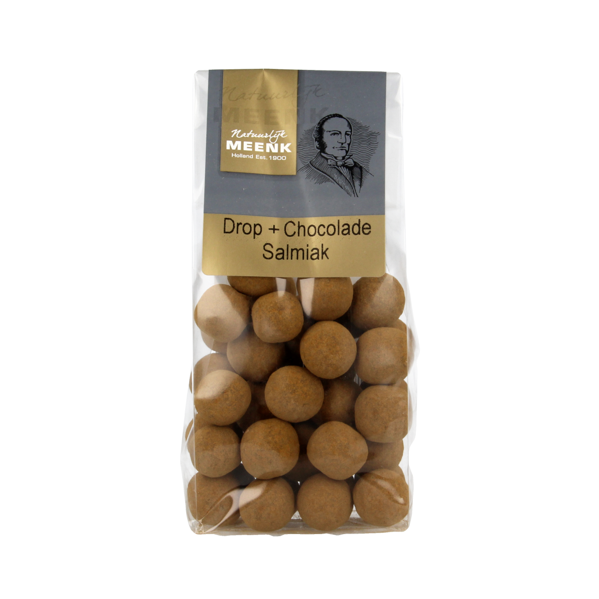 Meenk Drop chocolade salmiak 150.00 Gram