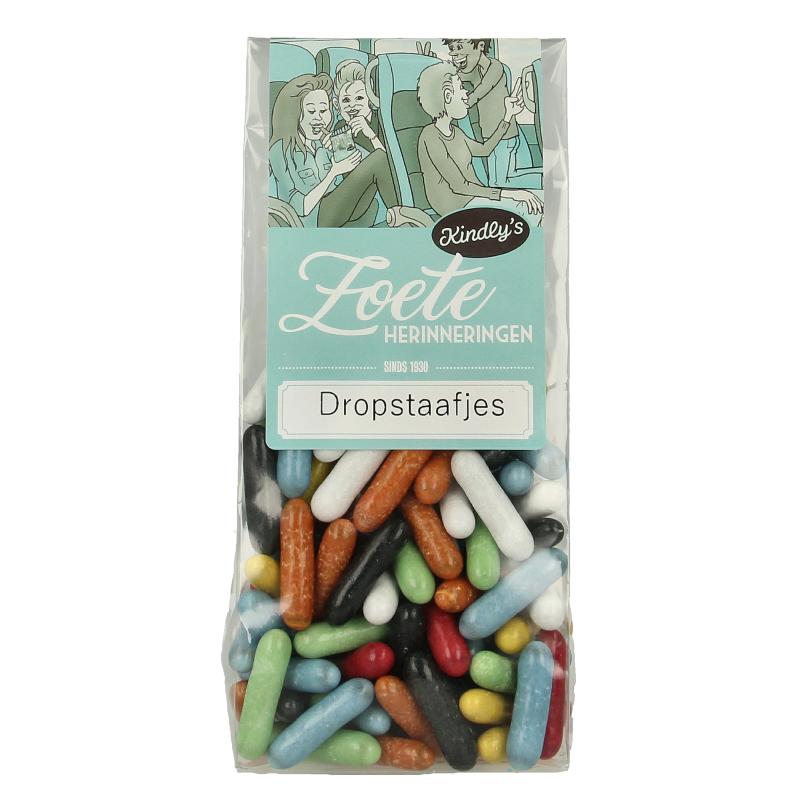 Kindly's Dropstaafjes zoete herinneringen 170 Gram