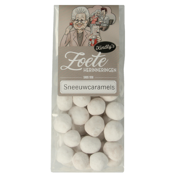 Kindly's Sneeuwcaramels zoete herinneringen 160.00 Gram