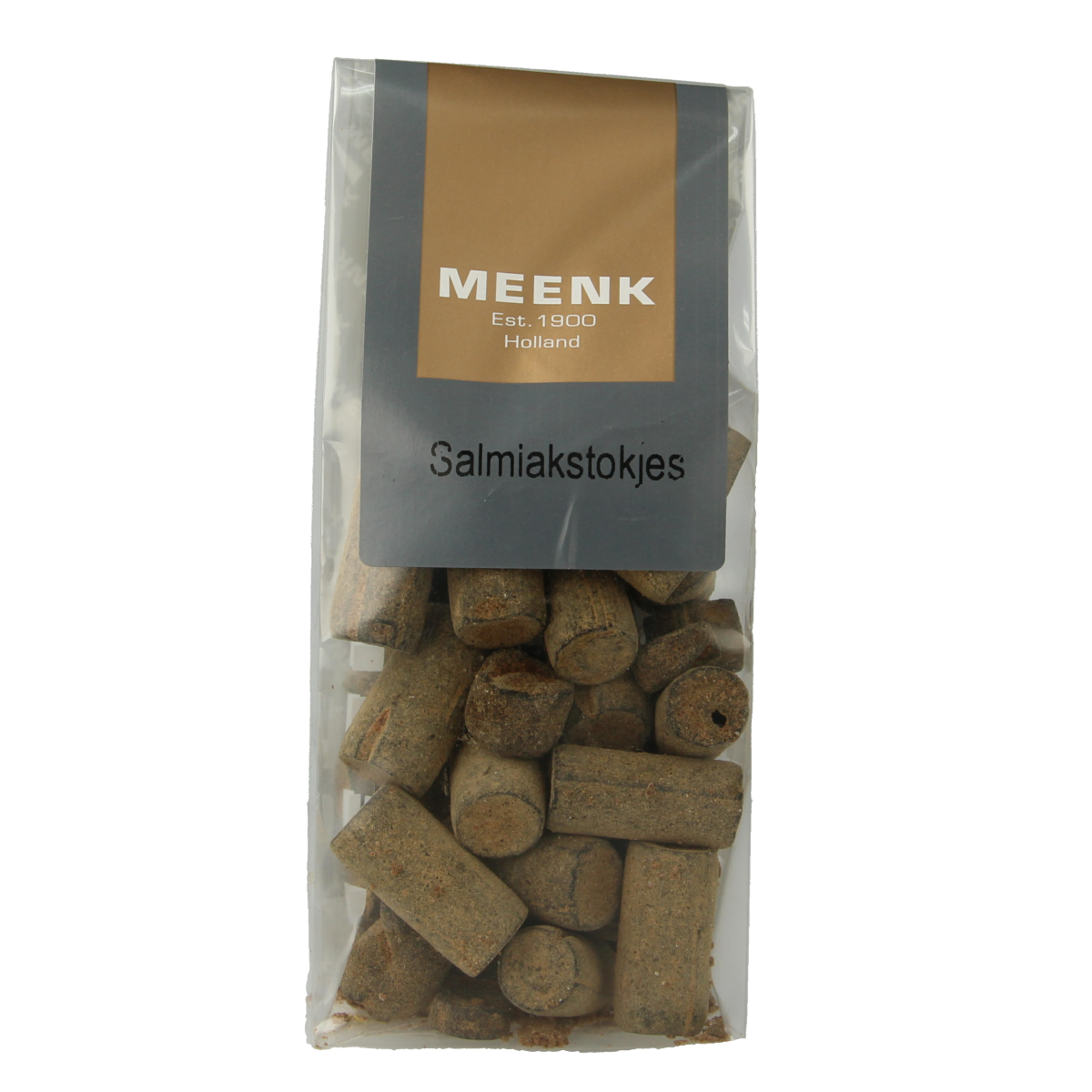 Meenk Salmiak stokjes 150.00 Gram