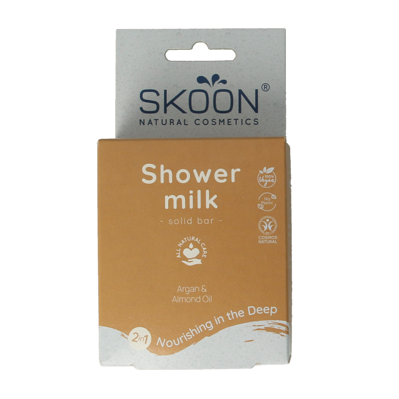 Skoon Solid shower milk nourishing into the deep 2-in-1 90 Gram