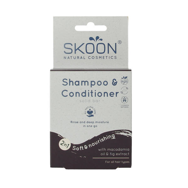 Skoon Solid shampoo & conditioner 2 in 1 90.00 Gram