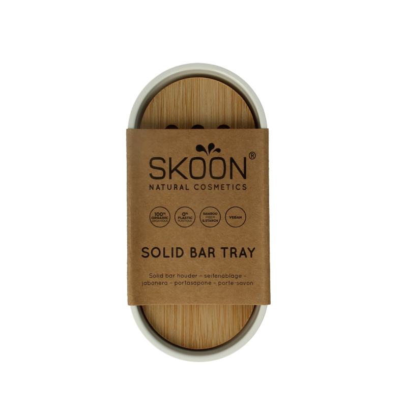 Skoon Solid bar houder wit L 1 Stuks