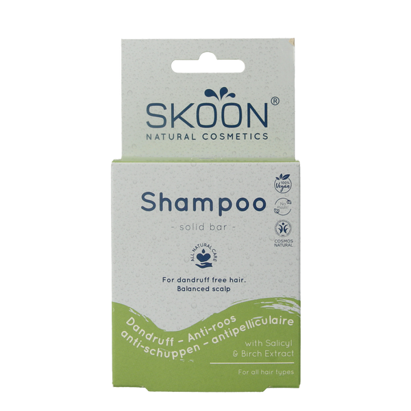 Skoon Solid shampoo anti-roos 90.00 Gram