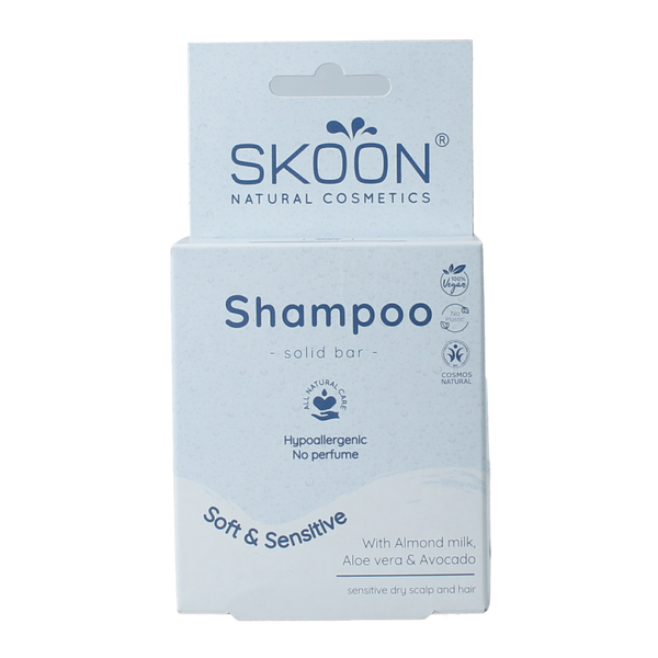 Skoon Solid shampoo soft & sensitive 90.00 Gram