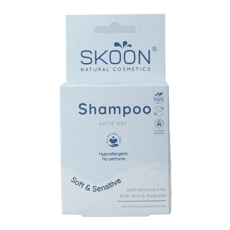 Skoon Solid shampoo soft & sensitive 90 Gram