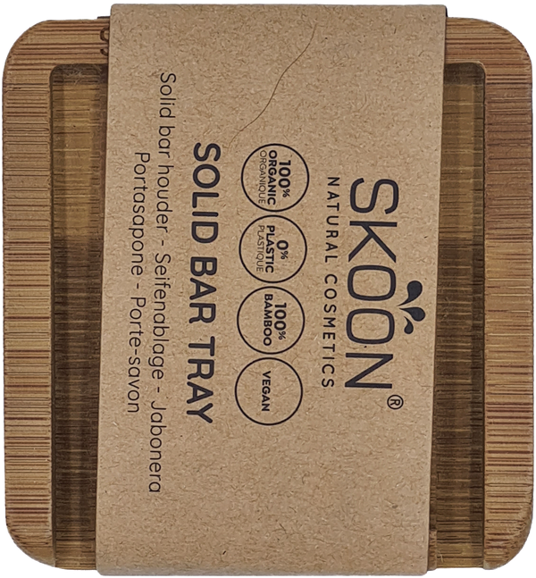Skoon Solid bar tray - 1 bar - all bamboo 1.00 Set
