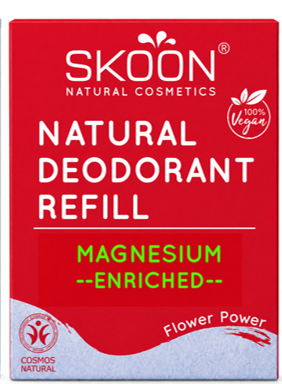Skoon Deo Refill Flower Power, gecertificeerd natuurlijk 40.00 Gram