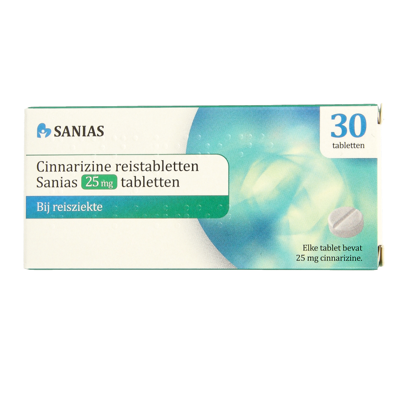 Sanias Cinnarizine 25mg 30 Tabletten