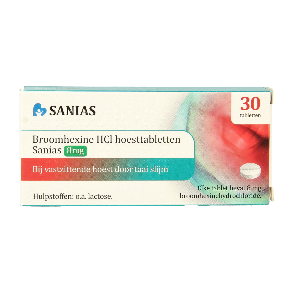 Sanias Broomhexine 8mg 30.00 Tabletten