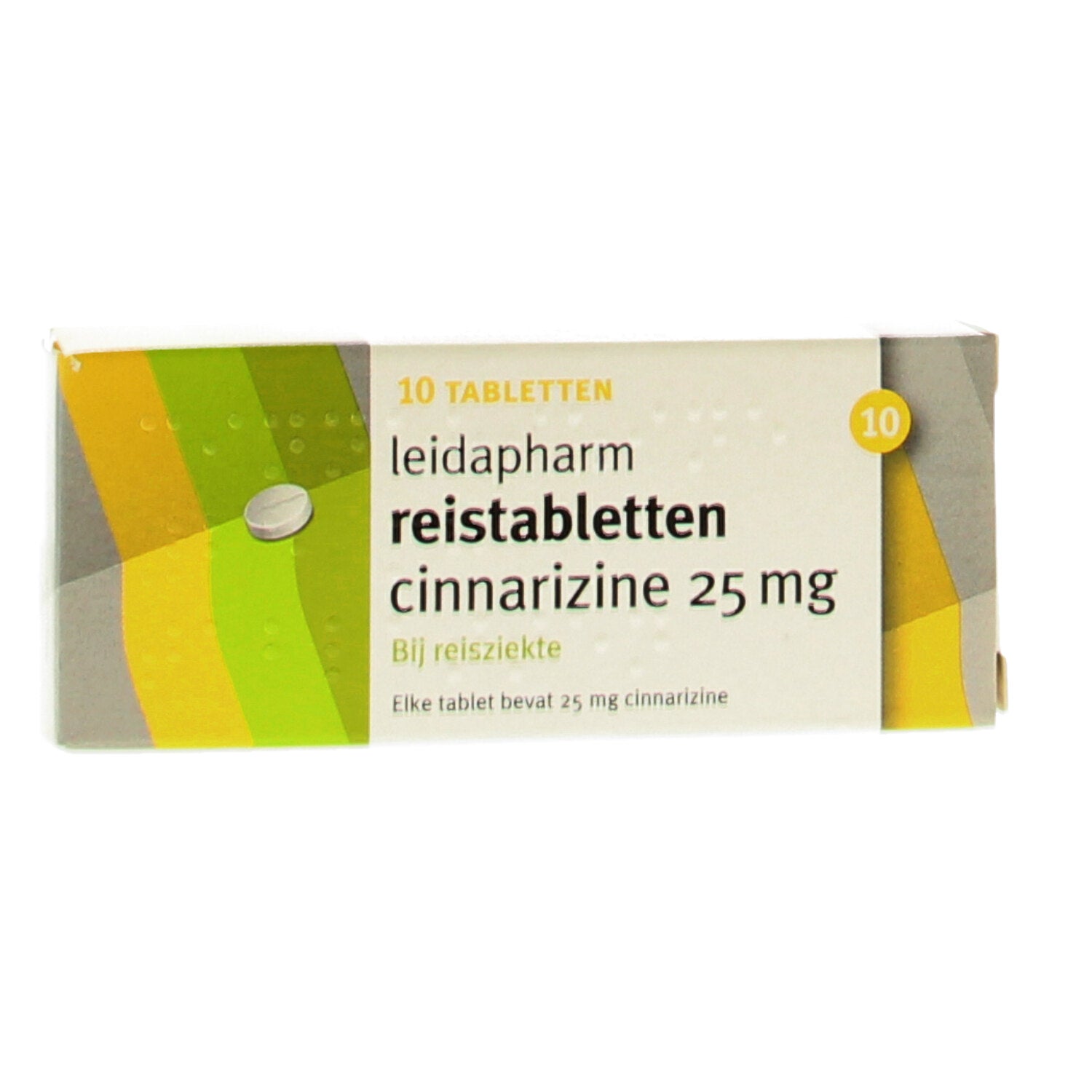 Leidapharm Cinnarazine 25mg 10.00 Tabletten