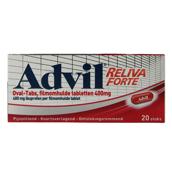 Advil Reliva forte 400mg ovaal blister 20.00 Dragees