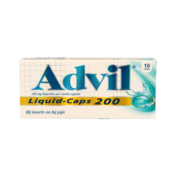 Advil Reliva liquid caps 200mg 10.00 Capsules
